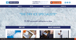 Desktop Screenshot of dryiceuk.com